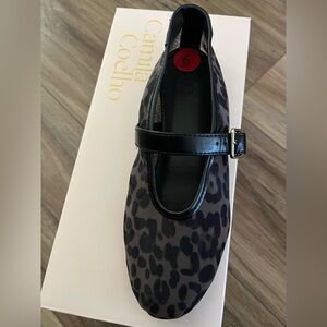 Camila Coelho Cheetah print Ballet flat